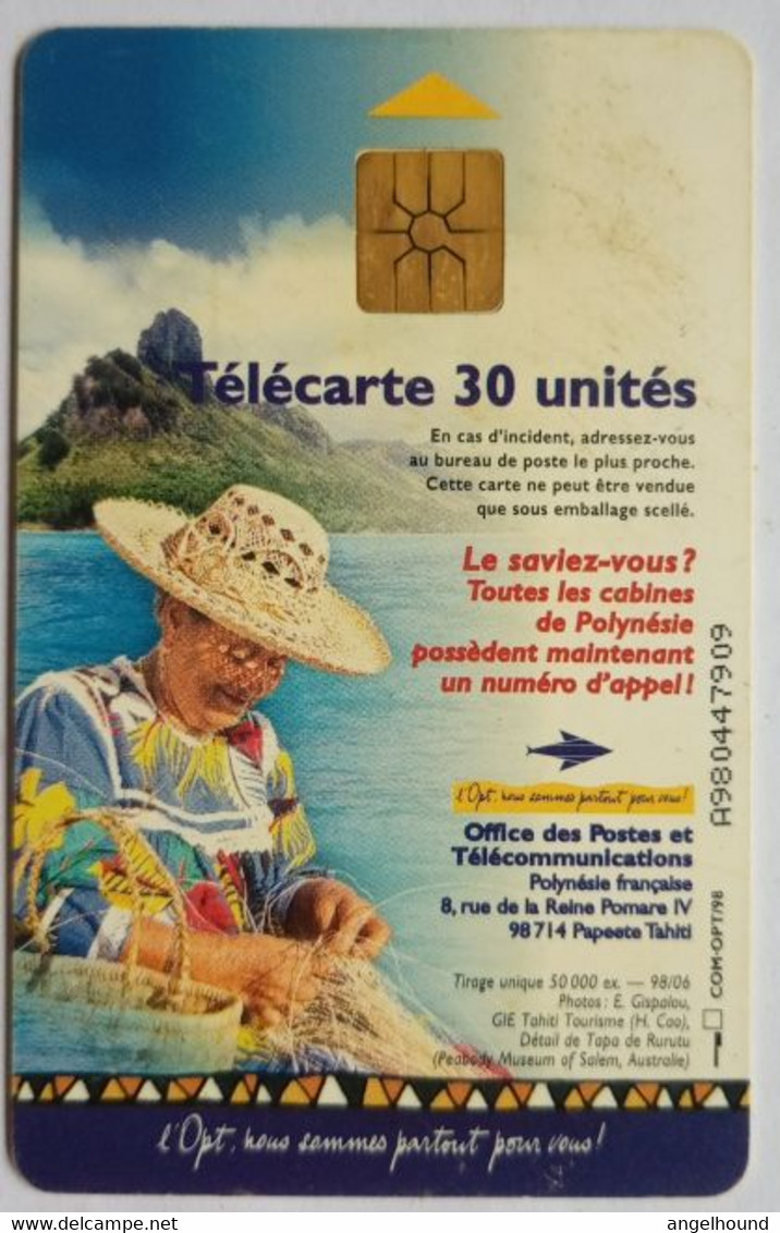 French Polynesia 30 Units " Annuaire Oficiel  Mai 1998 " - Polynésie Française