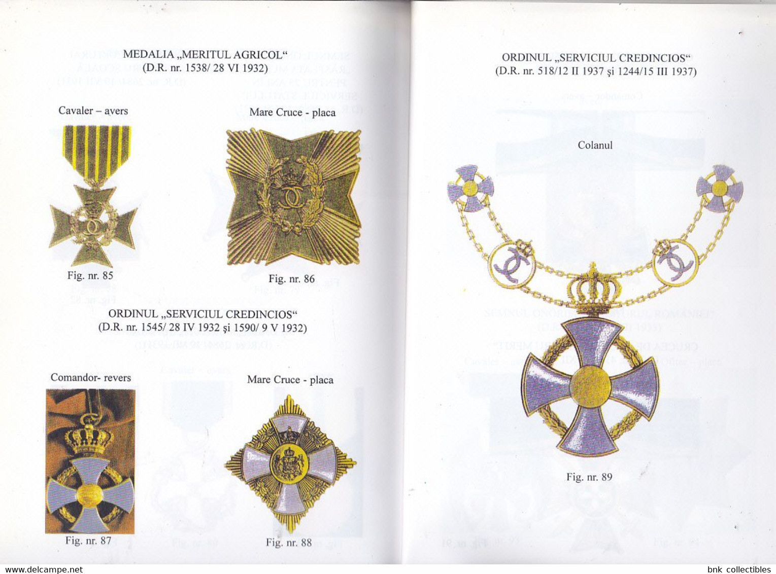 Eugen Calianu - Romanian Orders And Medals From Cuza To King Michael I - Livres & CDs