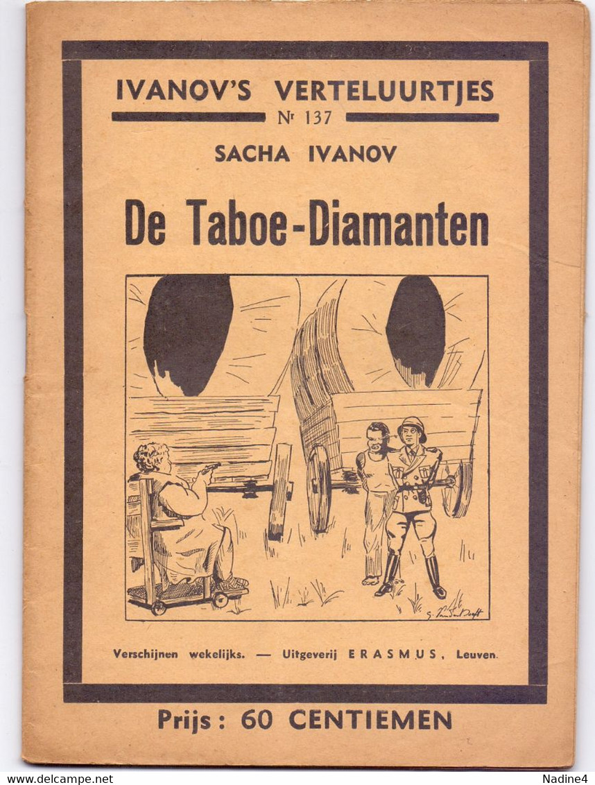 Tijdschrift Ivanov's Verteluurtjes - N° 137 - De Taboe Diamanten - Sacha Ivanov - Uitg. Erasmus Leuven - Kids