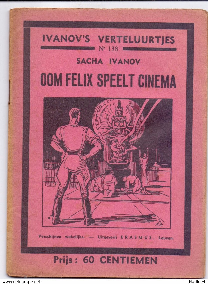 Tijdschrift Ivanov's Verteluurtjes - N° 138 - Oom Felix Speelt Cinema - Sacha Ivanov - Uitg. Erasmus Leuven - Jeugd