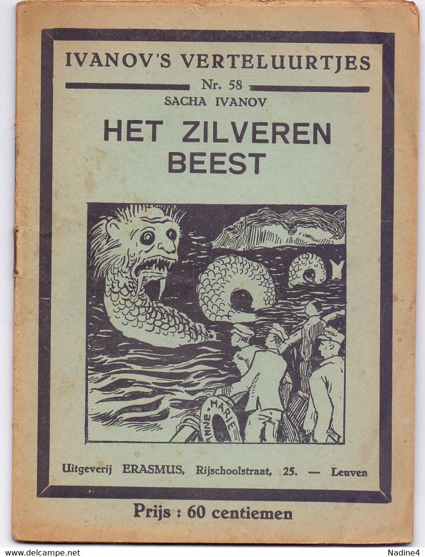 Tijdschrift Ivanov's Verteluurtjes - N° 58 - Het Zilveren Beest - Sacha Ivanov - Uitg. Erasmus Leuven - Kids