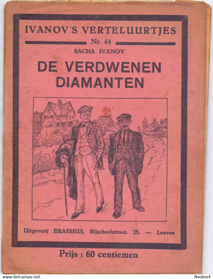 Tijdschrift Ivanov's Verteluurtjes - N° 64 - De Verdwenen Diamanten - Sacha Ivanov - Uitg. Erasmus Leuven - Giovani