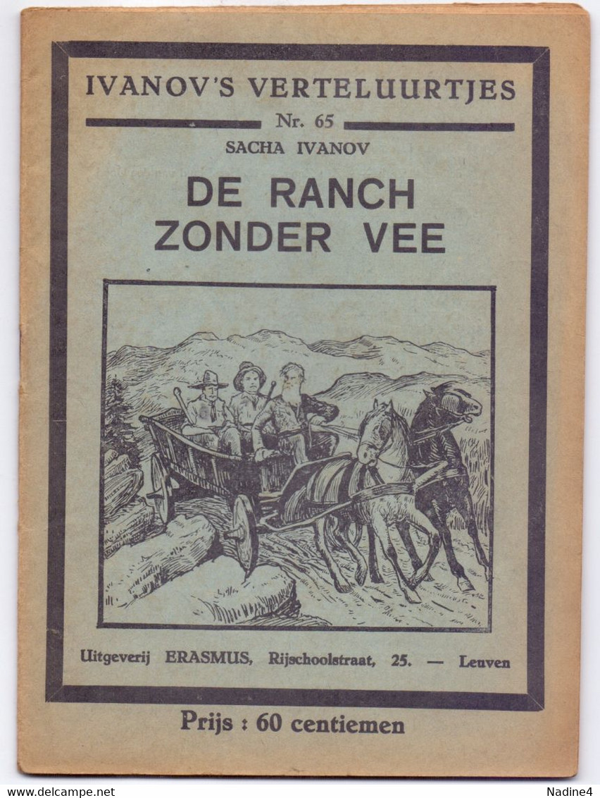 Tijdschrift Ivanov's Verteluurtjes - N° 65 - De Ranch Zonder Vee - Sacha Ivanov - Uitg. Erasmus Leuven - Juniors