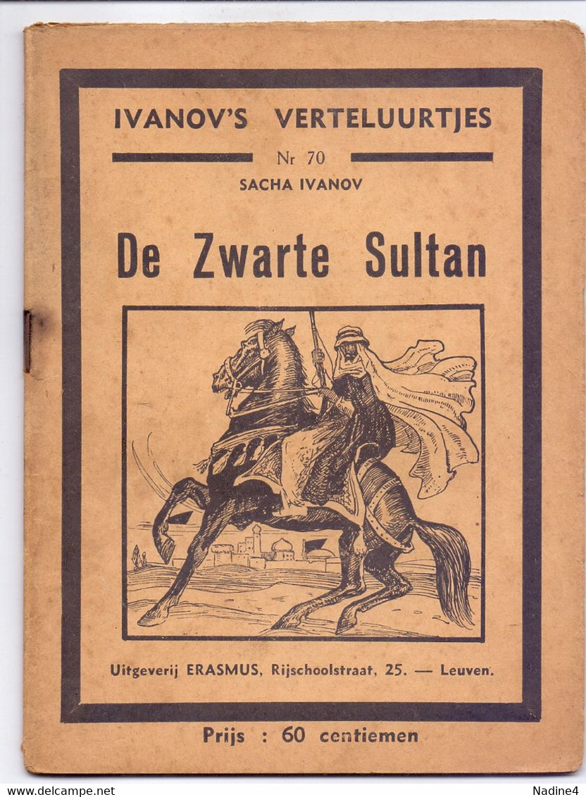 Tijdschrift Ivanov's Verteluurtjes - N° 70 - De Zwarte Sultan - Sacha Ivanov - Uitg. Erasmus Leuven - Juniors