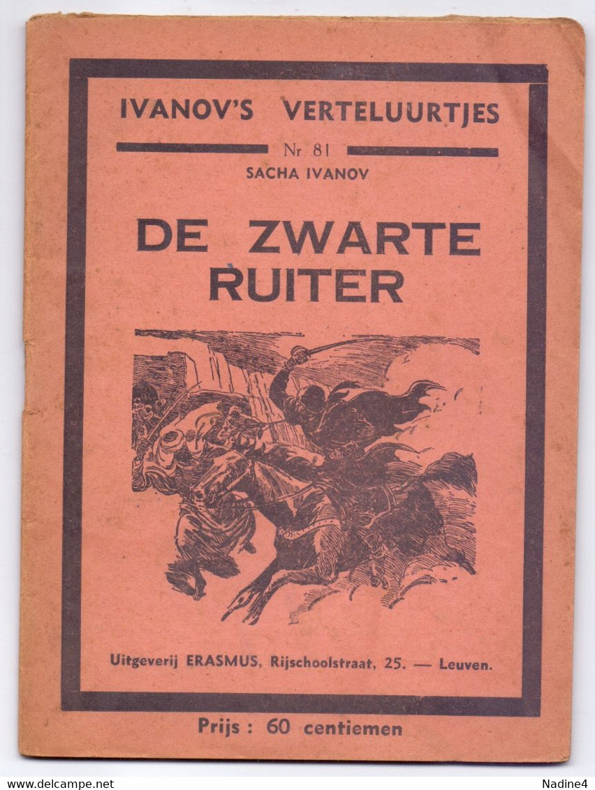 Tijdschrift Ivanov's Verteluurtjes - N° 81 - De Zwarte Ruiter - Sacha Ivanov - Uitg. Erasmus Leuven - Giovani