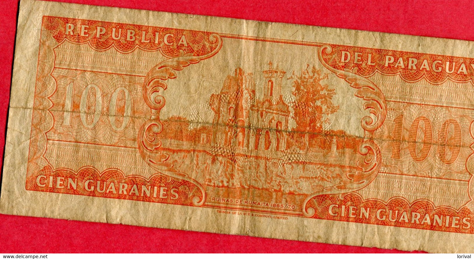 100 Guaranis B 2 Euros - Paraguay