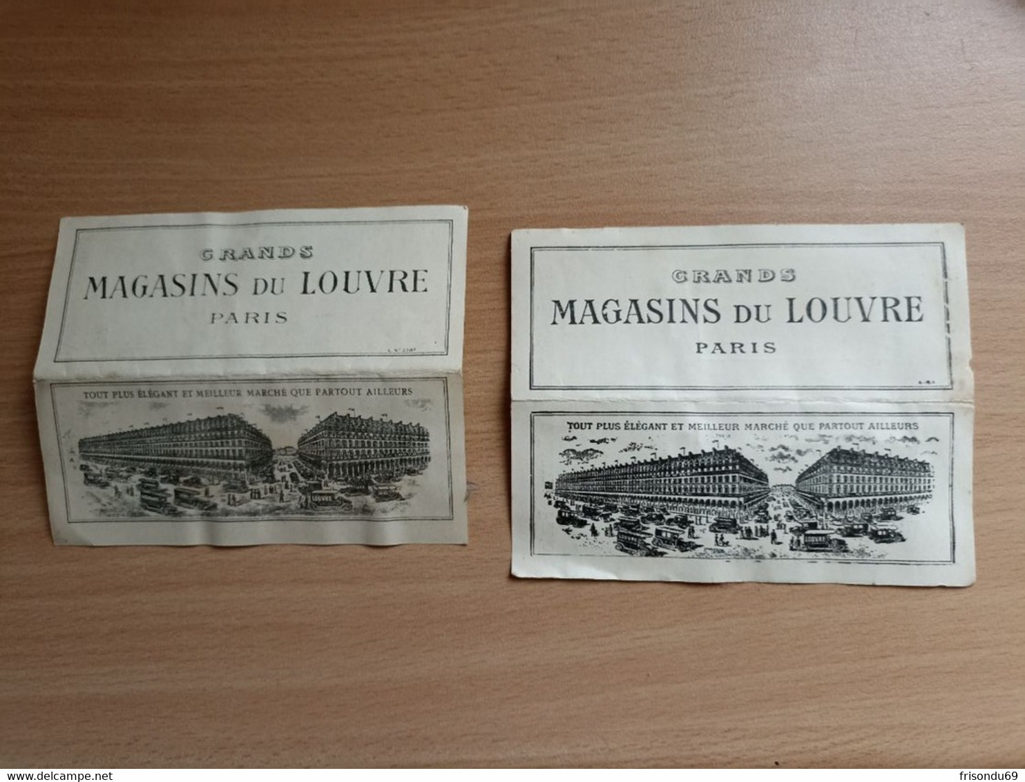 Échantillon Tissus Grands Magasins Du Louvre Paris - Dentelles Et Tissus