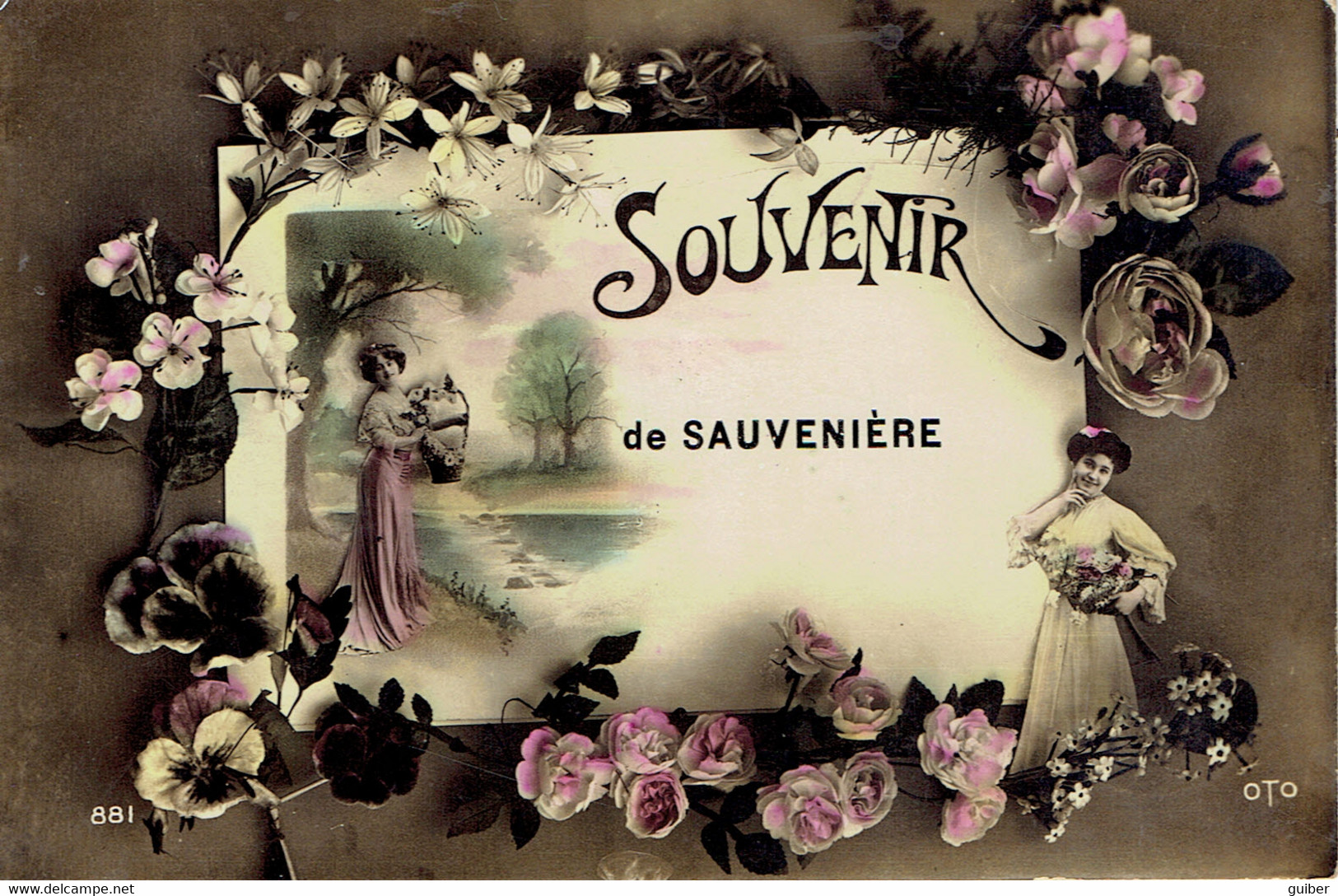 Gembloux Souvenir De Sauveniere  1917 - Gembloux