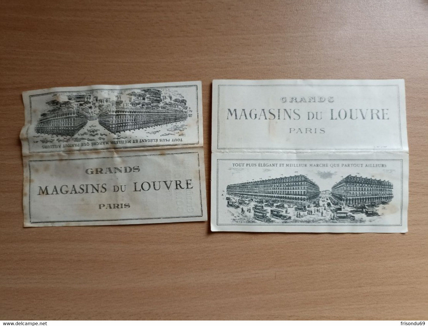 Échantillon Tissus Grands Magasins Du Louvre Paris - Dentelles Et Tissus