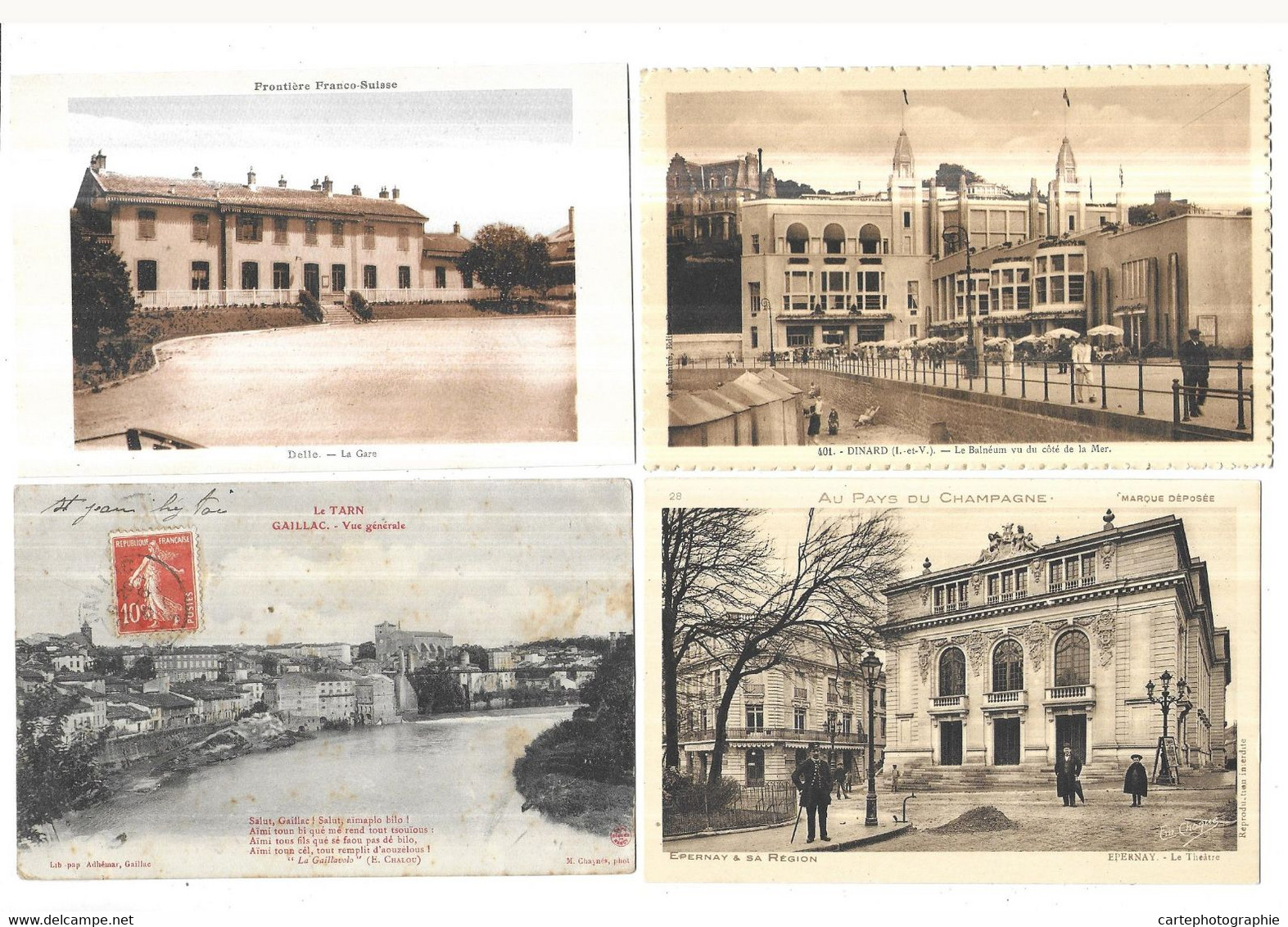 Gros Lot De 700 CPA France/Etranger/Thèmes - 500 Postcards Min.