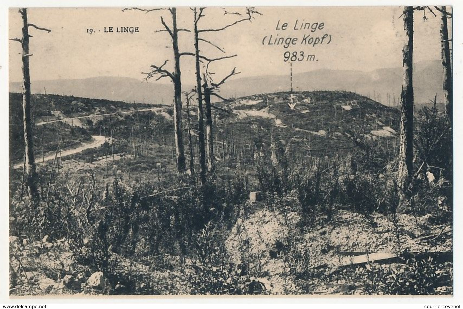 6 CPA - LE LINGE Et Alentours (Vosges) - Col Du Bonhomme, Cimetière Du Wettstein, Linge Kopf, ... - Sonstige & Ohne Zuordnung