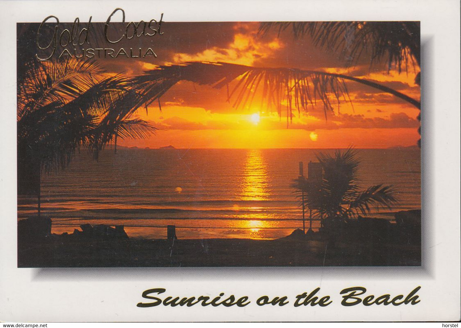 Australien - Gold Coast - Sunrise On The Beach - Nice Stamp - Gold Coast
