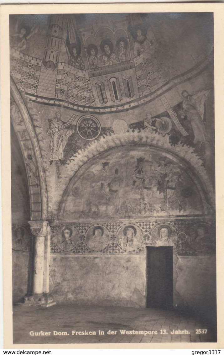 B5974) GURK - Gurker Dom - Fresken In Der Westempore 13. Jahrhundert - Tolle Alte AK ! ! - Gurk