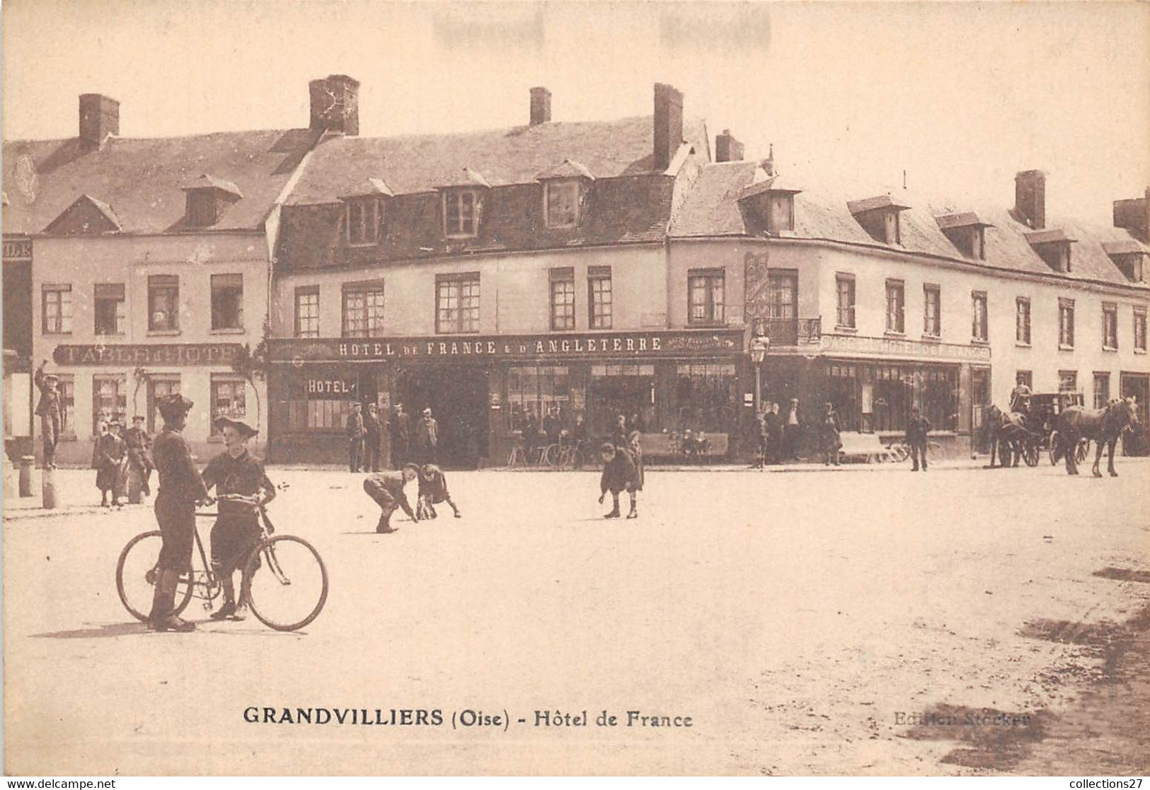 60-GRANDVILLIERS- HÔTEL DE FRANCE - Grandvilliers
