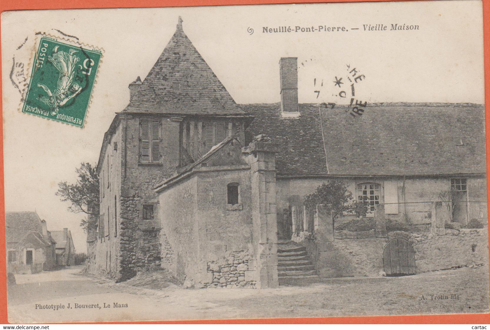 D37 - NEUILLÉ PONT PIERRE - VIEILLE MAISON - Neuillé-Pont-Pierre