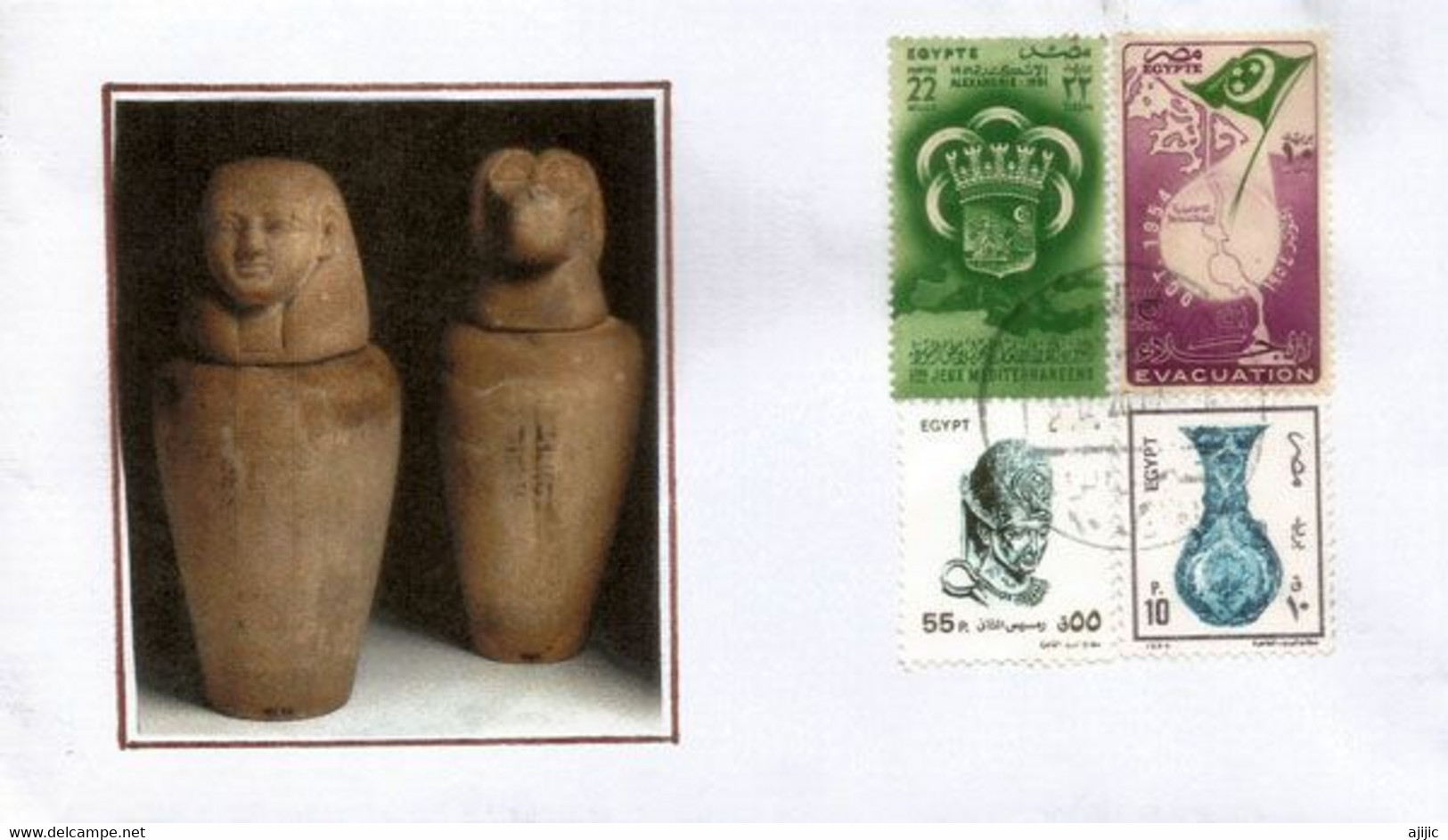 EGYPTE. Trésors Archéologiques , Sur Lettre D'Egypte - Archaeology