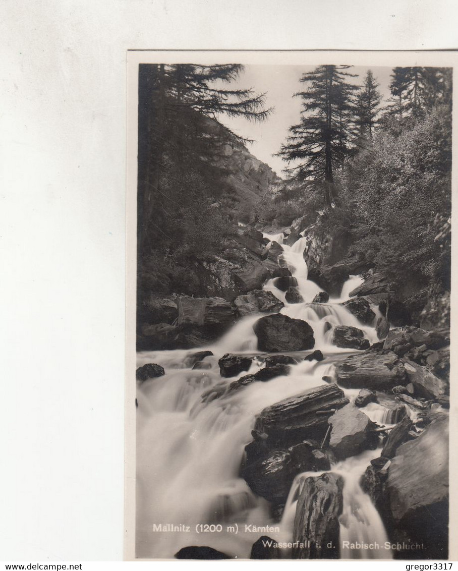 B6007) MALLNITZ - Kärnten - Wasserfall I. D. Rabisch Schlucht ALT - Mallnitz