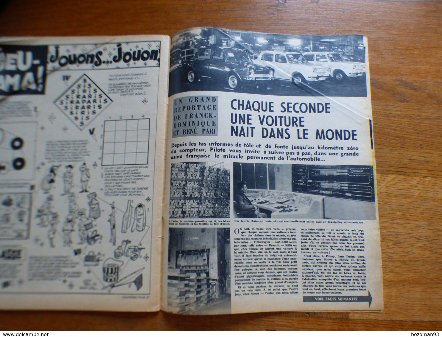 PILOTE N° 173 HAMOUD AMEUR (2p) + PILOTORAMA JAPON D'ANTAN + JUDO 5ème Partie (2p) + H.SALVADOR (2p) + SIMCA USINE (4p) - Pilote