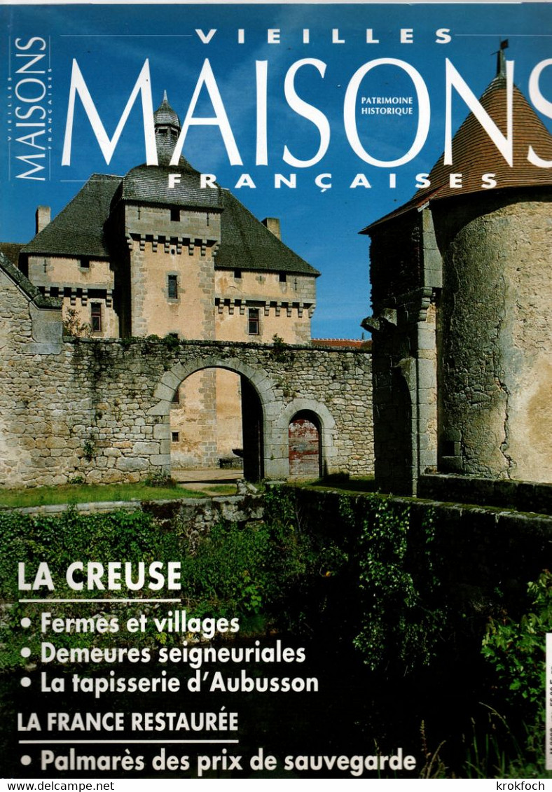 Vieilles Maisons Françaises : 2 Numéros Creuse (1998) & Corrèze (1995) - Nb Photos - Auvergne