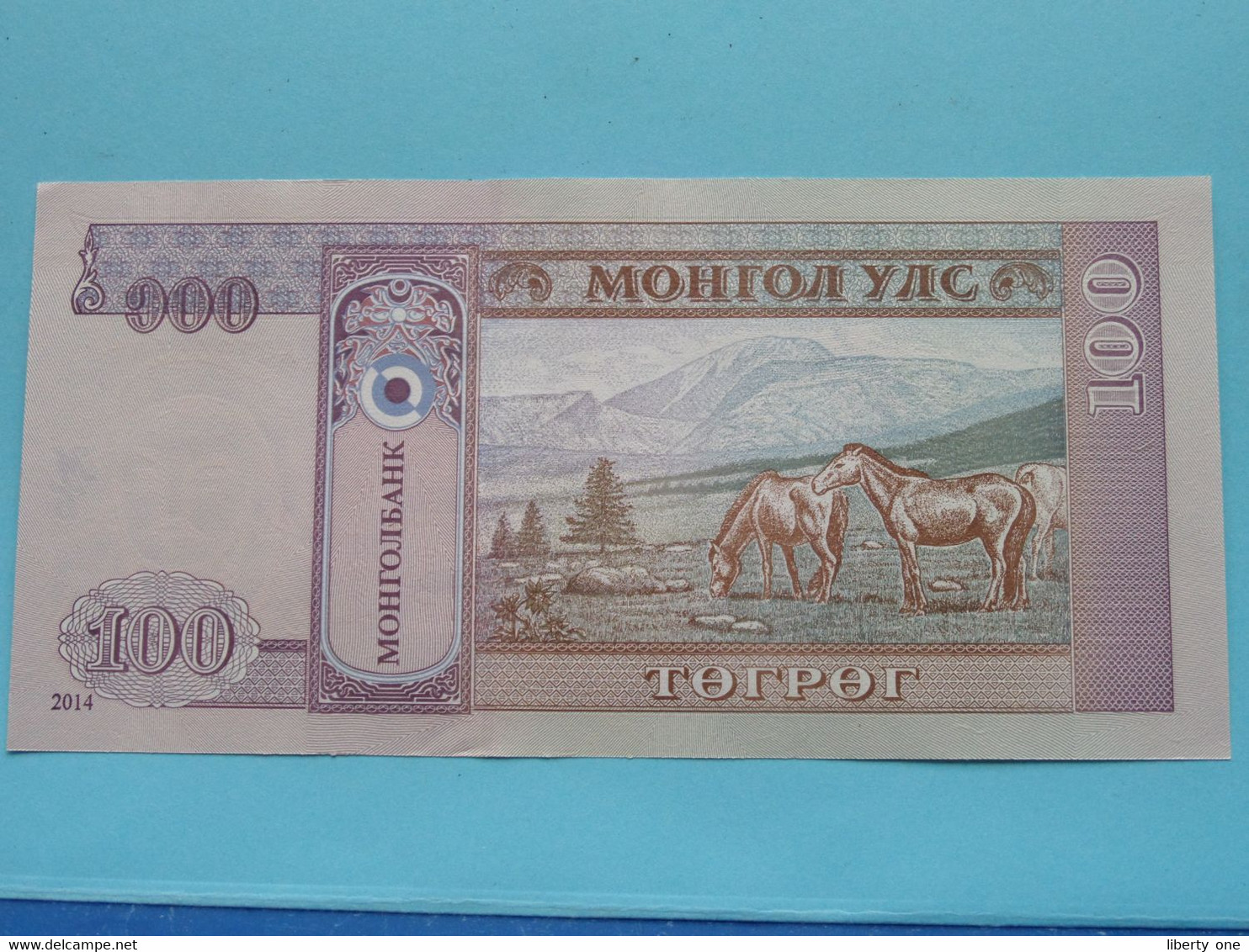 100 Tugrik - 2014 ( AQ1966601 ) Mongolia ( See SCAN ) UNC ! - Mongolia