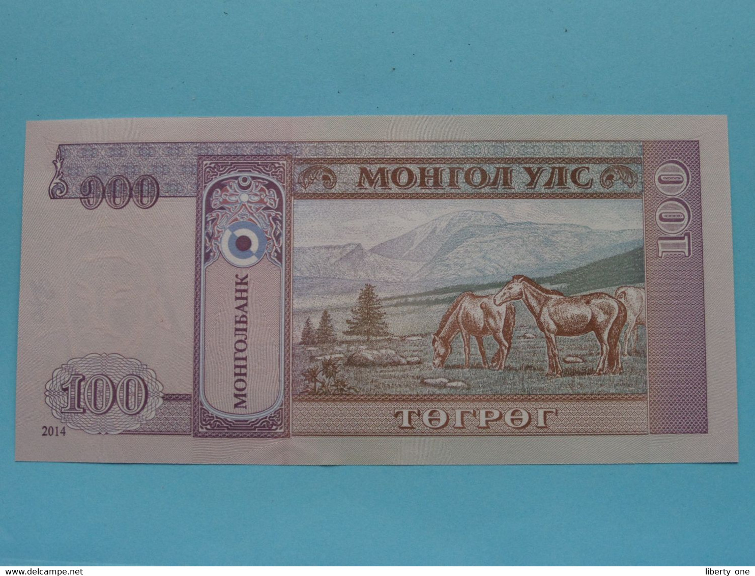100 Tugrik - 2014 ( AQ1966930 ) Mongolia ( See SCAN ) UNC ! - Mongolia