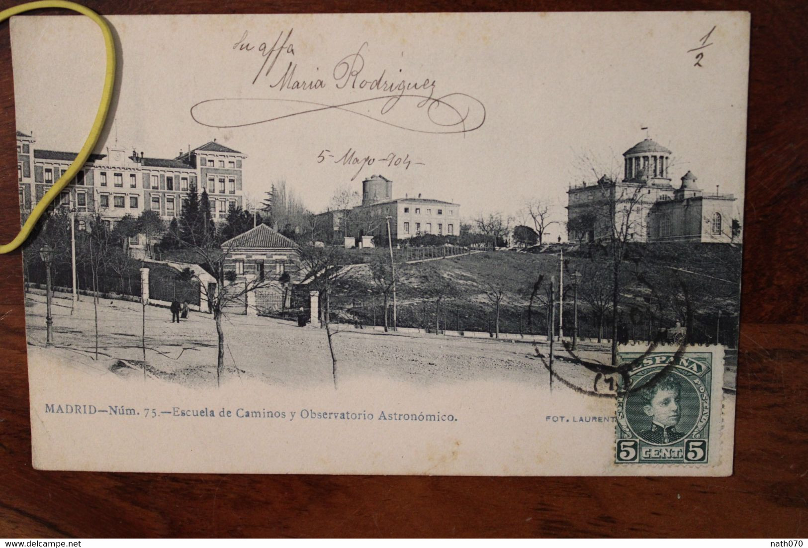 Cpa Ak 1904 Madrid Escuela De Caminos Observatorio Astronomico Espagne Spana Spain France Bourg La Reine - Madrid