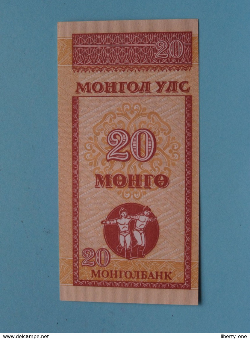 20 Mongo ( AA6629903 ) Mongolia ( See SCAN ) UNC ! - Mongolie