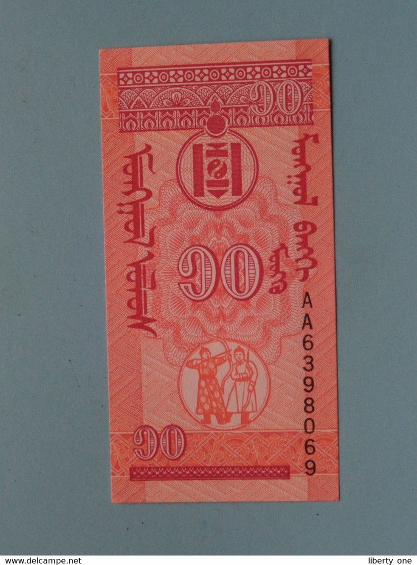 10 Mongo ( AA6398069 ) Mongolia ( See SCAN ) UNC ! - Mongolia