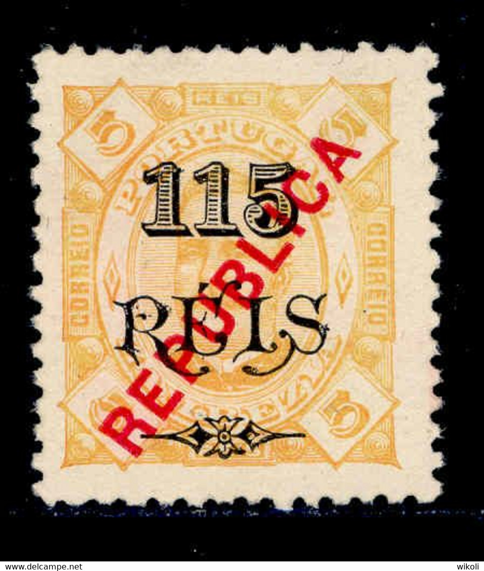 ! ! Zambezia - 1914 King Carlos Local Republica 115 R - Af. 70 - No Gum - Zambeze