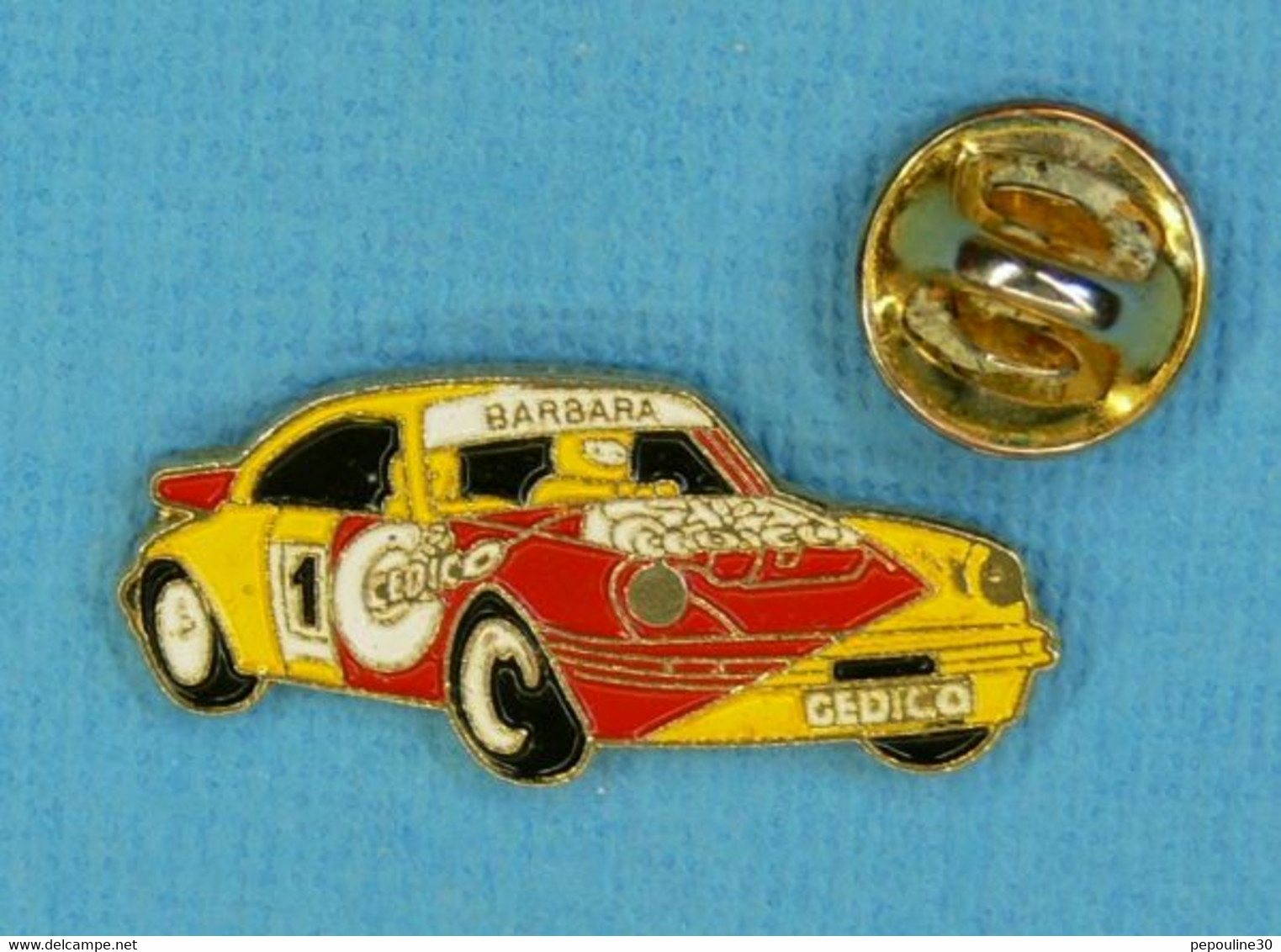 1 PIN'S //  ** RALLYE / PORSCHE 911 BARBARA JOSÉ / CEDICO ** - Porsche