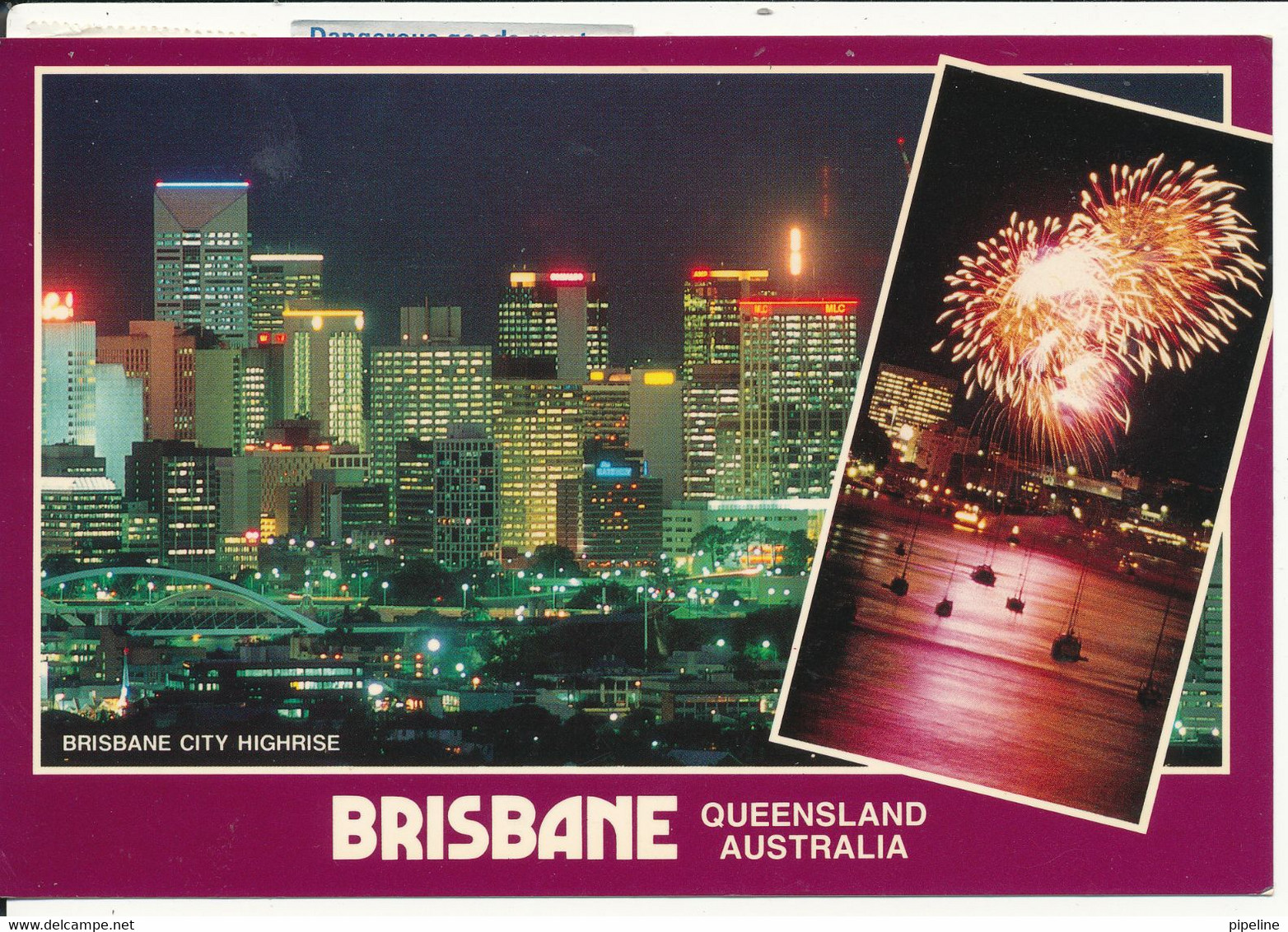 Australia Postcard Sent To Germany Brisbane Queensland - Brisbane