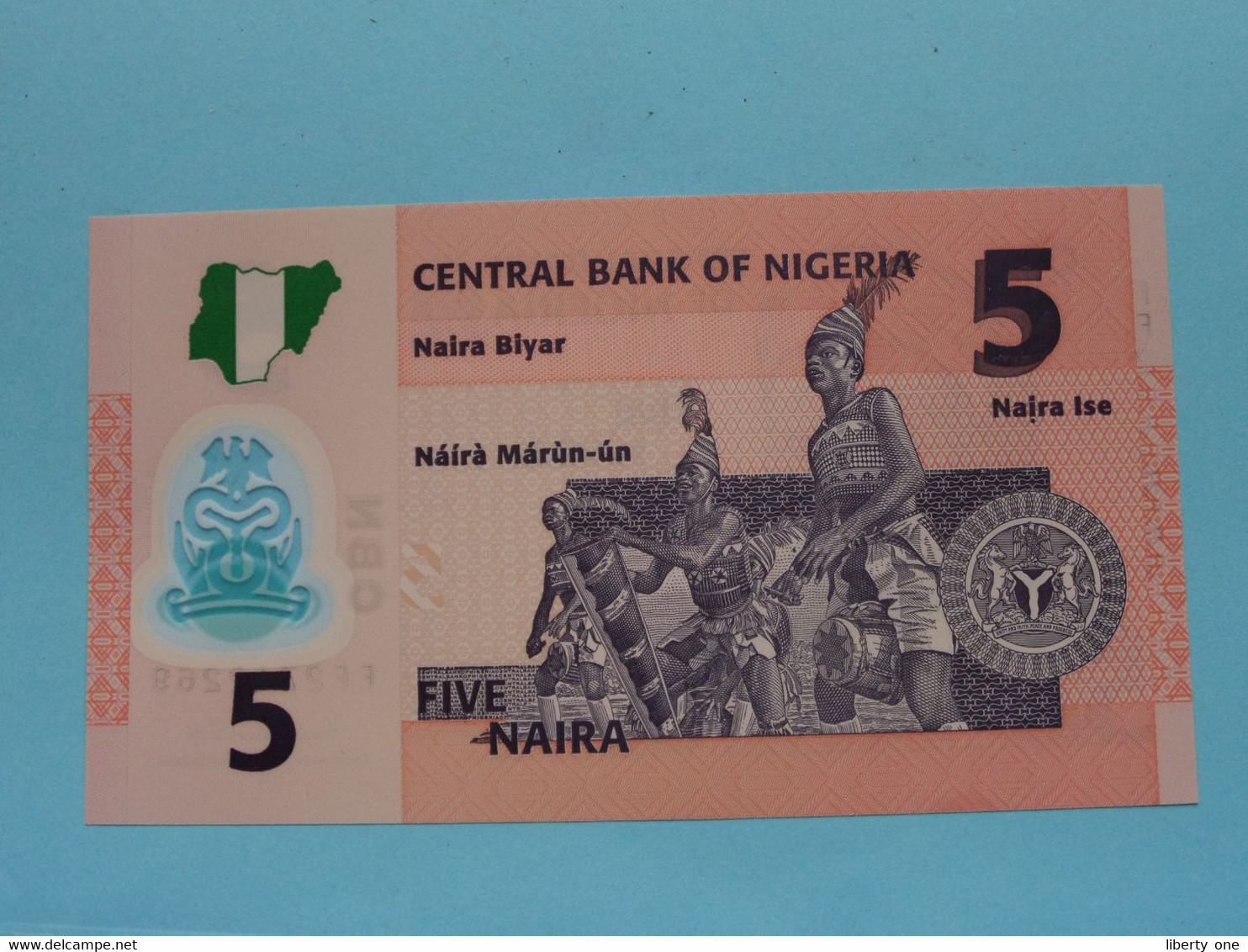 Five NAIRA - 2019 () Nigeria ( Voir / See > Scans ) UNC ! - Nigeria