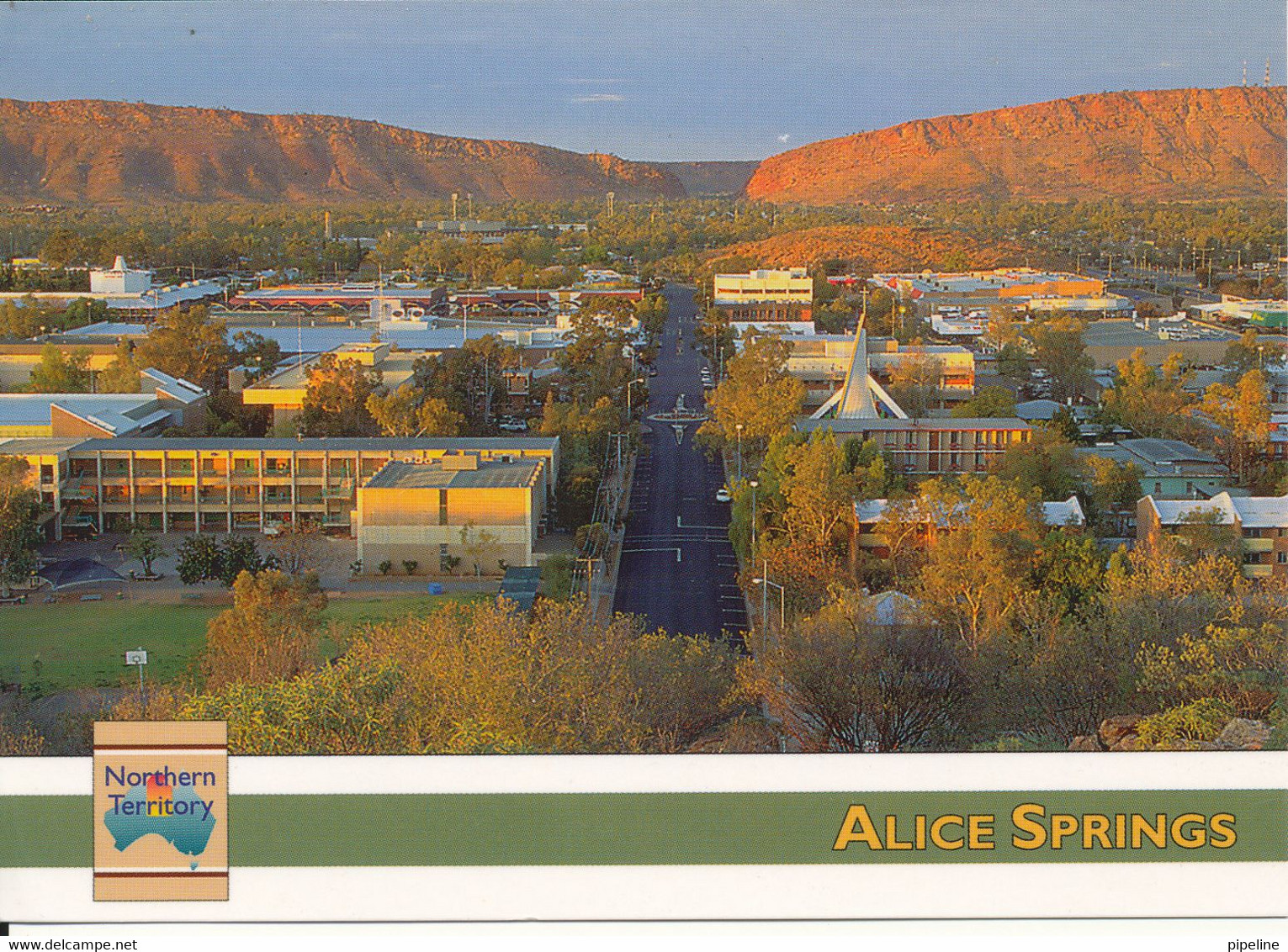 Australia Postcard Sent To Denmark 11-2-2007 Alice Springs - Alice Springs