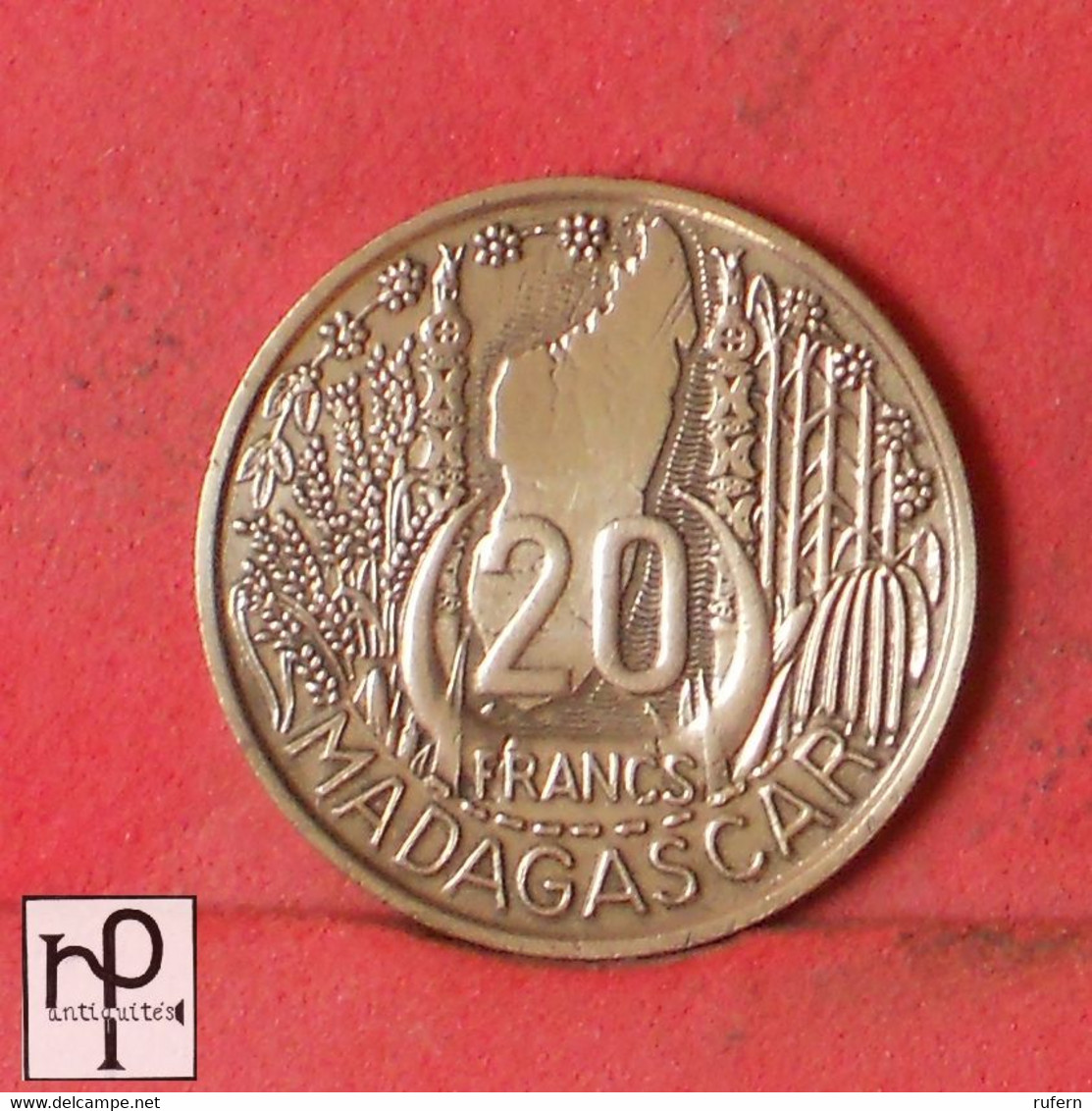 MADAGASCAR 20 FRANCS 1953 -    KM# 7 - (Nº50625) - Madagaskar