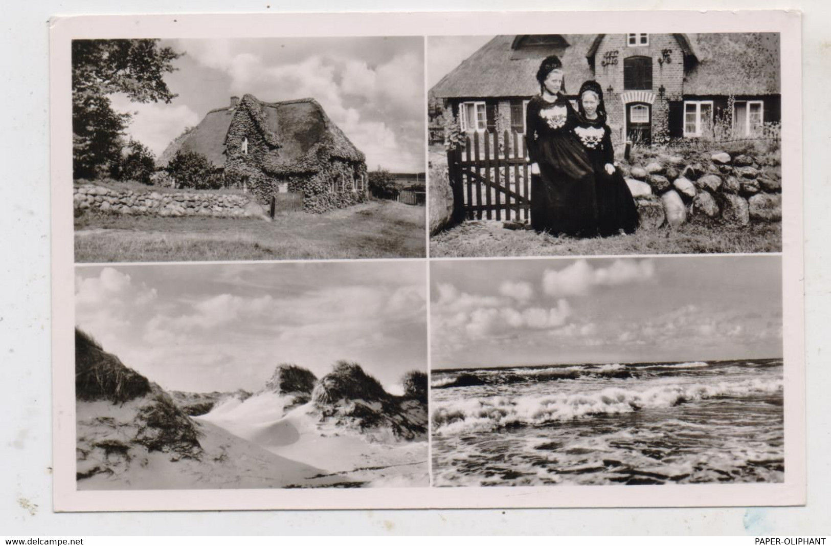 2278 NORDDORF / Amrum, Trachten, Friesenhaus.., 1952 - Nordfriesland