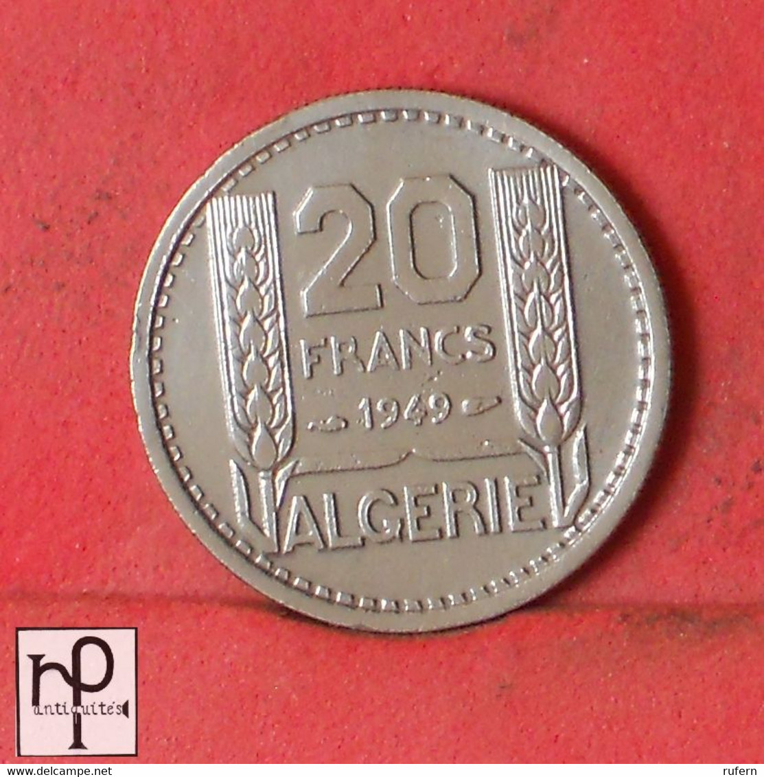 ALGERIA 20 FRANCS 1949 -    KM# 91 - (Nº50641) - Algérie