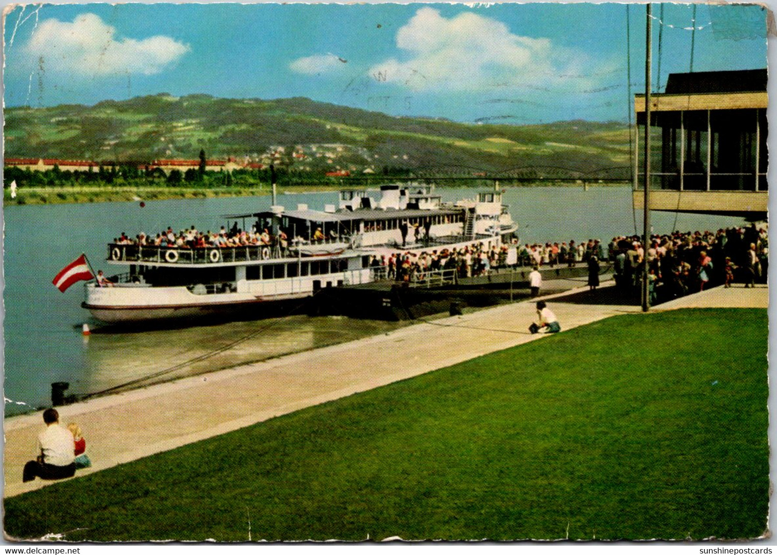 Austria Linz Dampfschiff Cruise Boat 1970 - Linz Urfahr