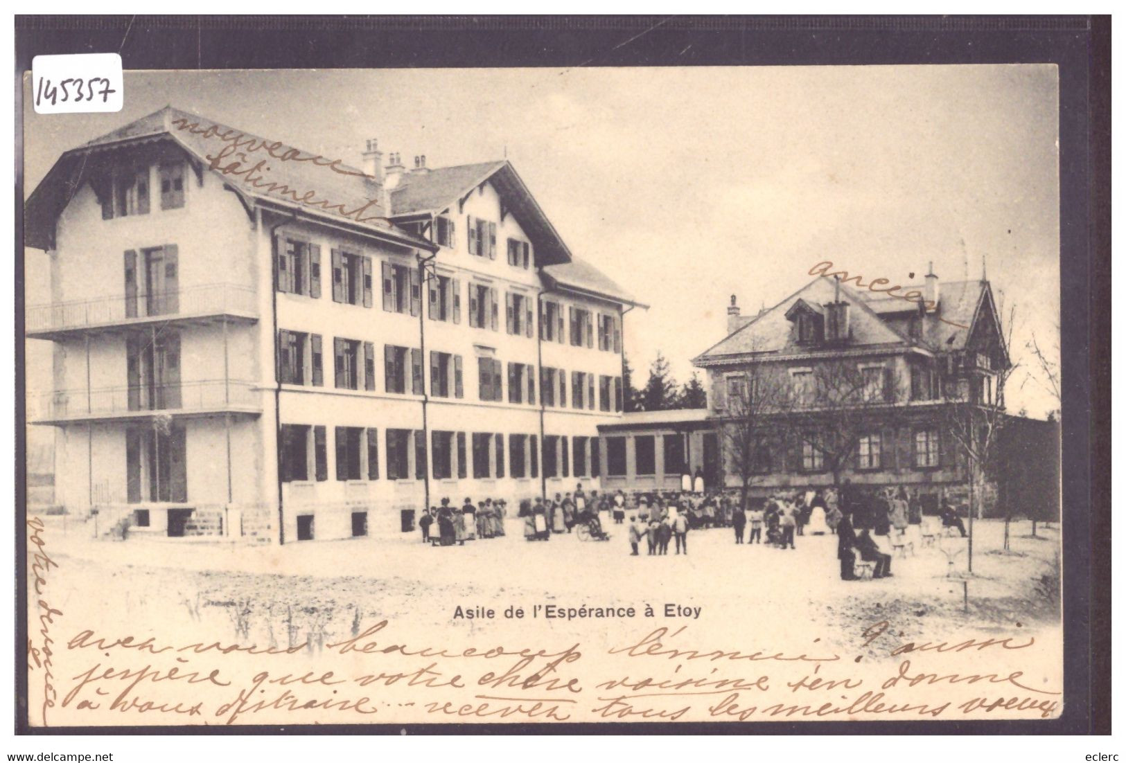 DISTRICT DE MORGES - ETOY - ASILE DE L'ESPERANCE - TB - Étoy