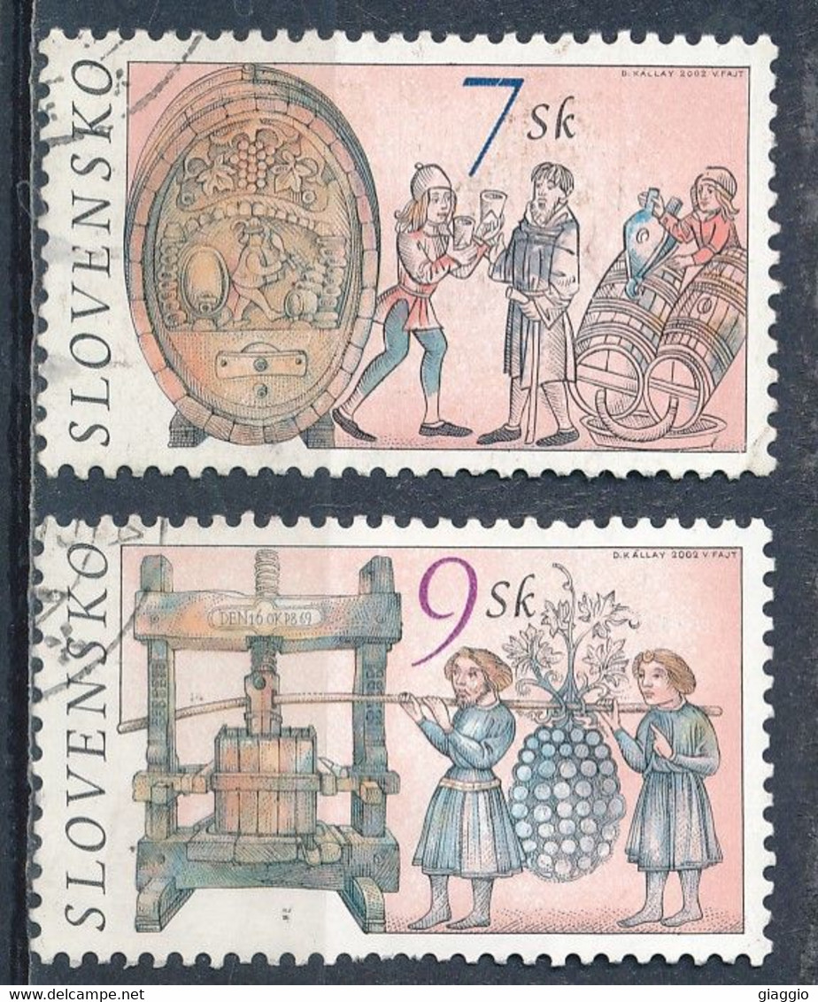 °°° SLOVENSKO - Y&T N°371/72 - 2002 °°° - Used Stamps