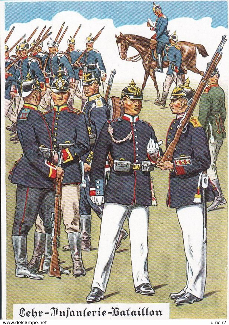 AK Lehr-Infanterie-Bataillon - Künstlerkarte Paul Pietsch (61187) - Uniformi