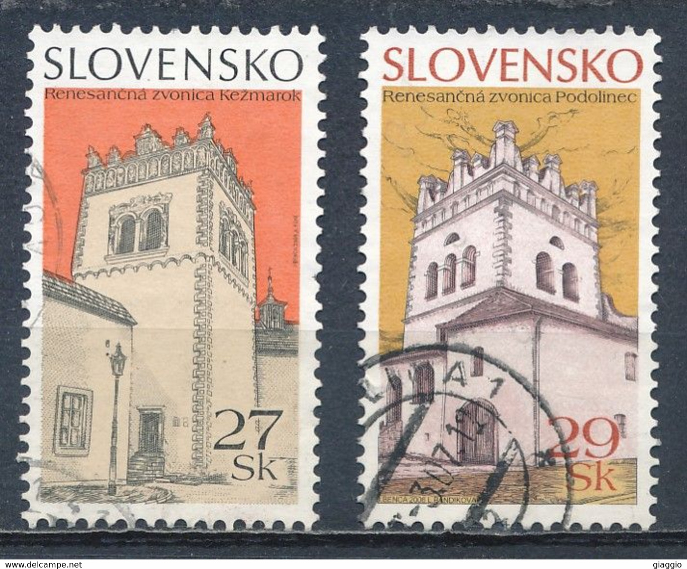 °°° SLOVENSKO - Y&T N°463/64 - 2006 °°° - Used Stamps