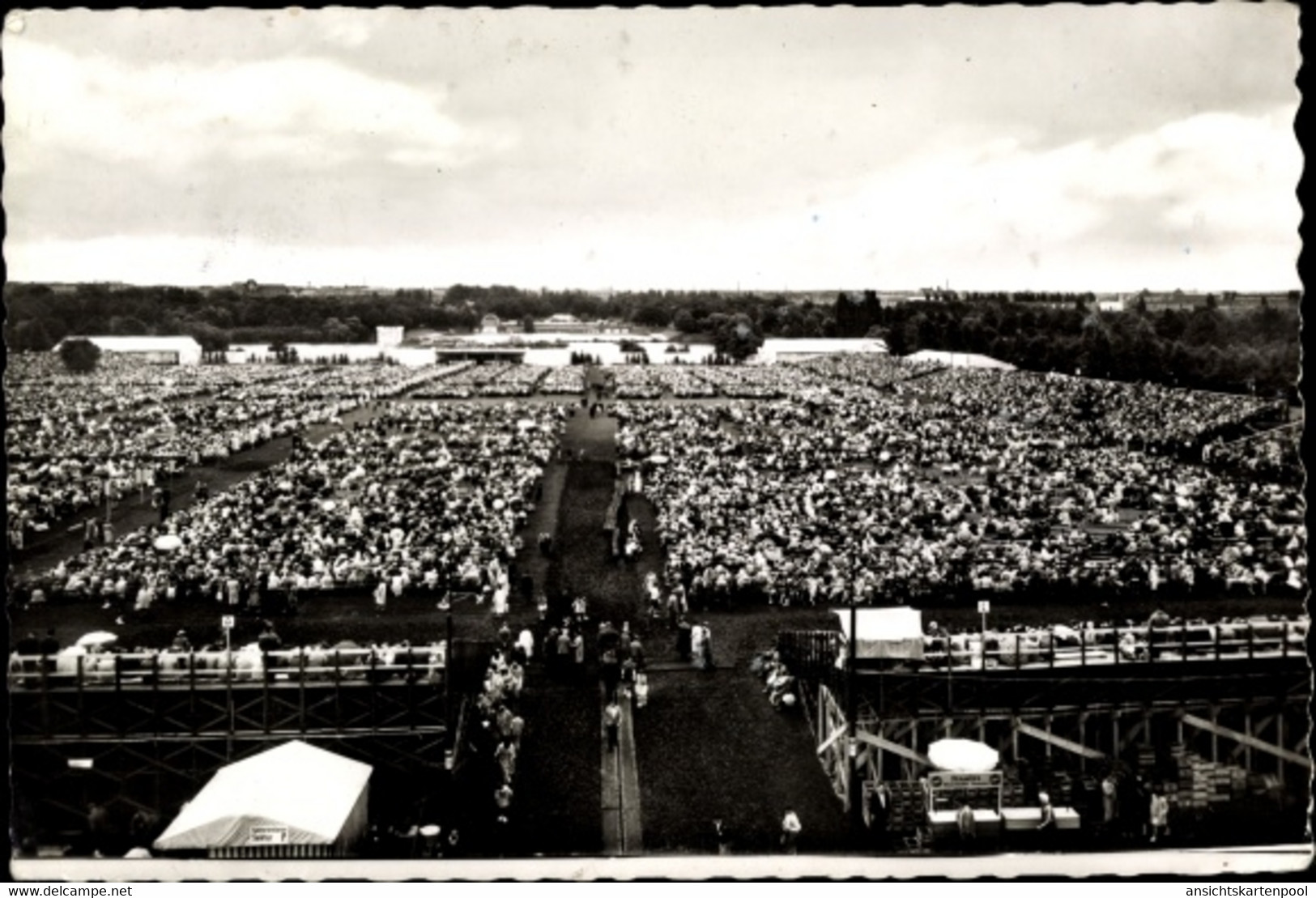 CPA Hamburg Nord Winterhude, Kongress Der Zeugen Jehovas, Vereinte Anbeter In Stadtpark, 1961 - Autres & Non Classés