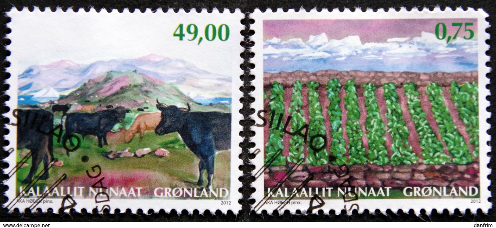 Greenland   2012   Minr,617-18  ( Lot D 1565 ) - Used Stamps