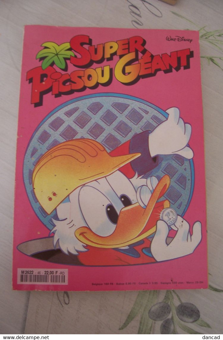 SUPER PICSOU GEANT  - N°46 - Disney Hachette  - ( 1992 ) - Picsou Magazine