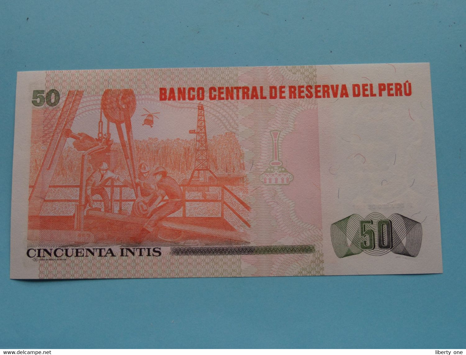 50 Intis ( Cincuenta ) 26 De Junio De 1987 ( PERU ) UNC ( For Grade, Please See Photo ) ! - Perù