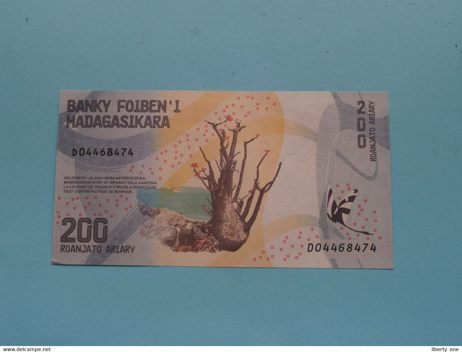 200 Ariary ( Roanjato Ariary ) 2017 - Banky Foiben'i MADAGASIKARA ( Voir / See > Scans ) UNC ! - Madagascar