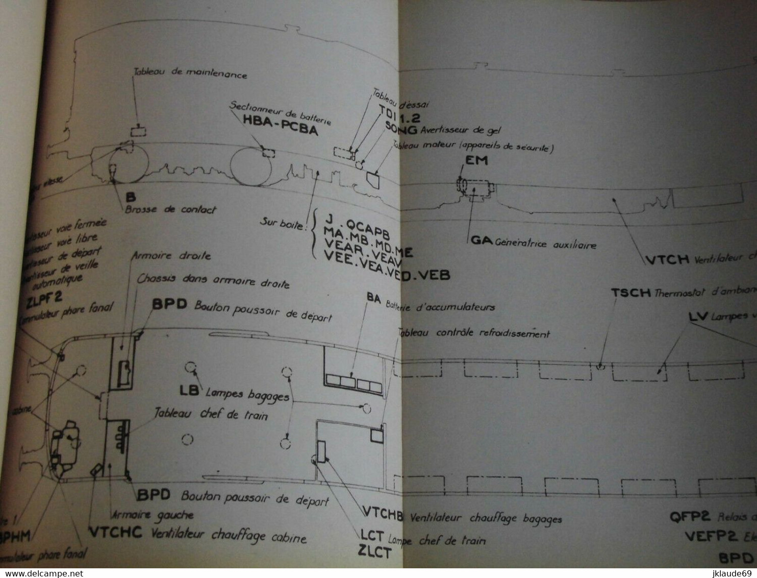 Document Provisoire 1963 Autorails Unifiés De 425cv Formation Du Personnel SNCF - Ferrocarril