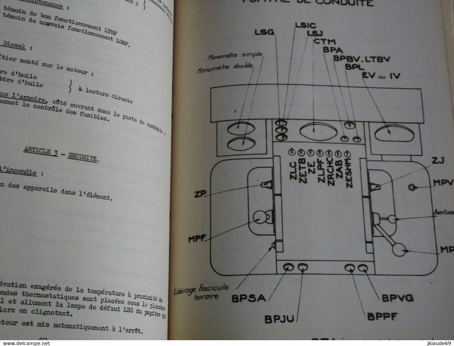 Document Provisoire 1963 Autorails Unifiés De 425cv Formation Du Personnel SNCF - Ferrocarril