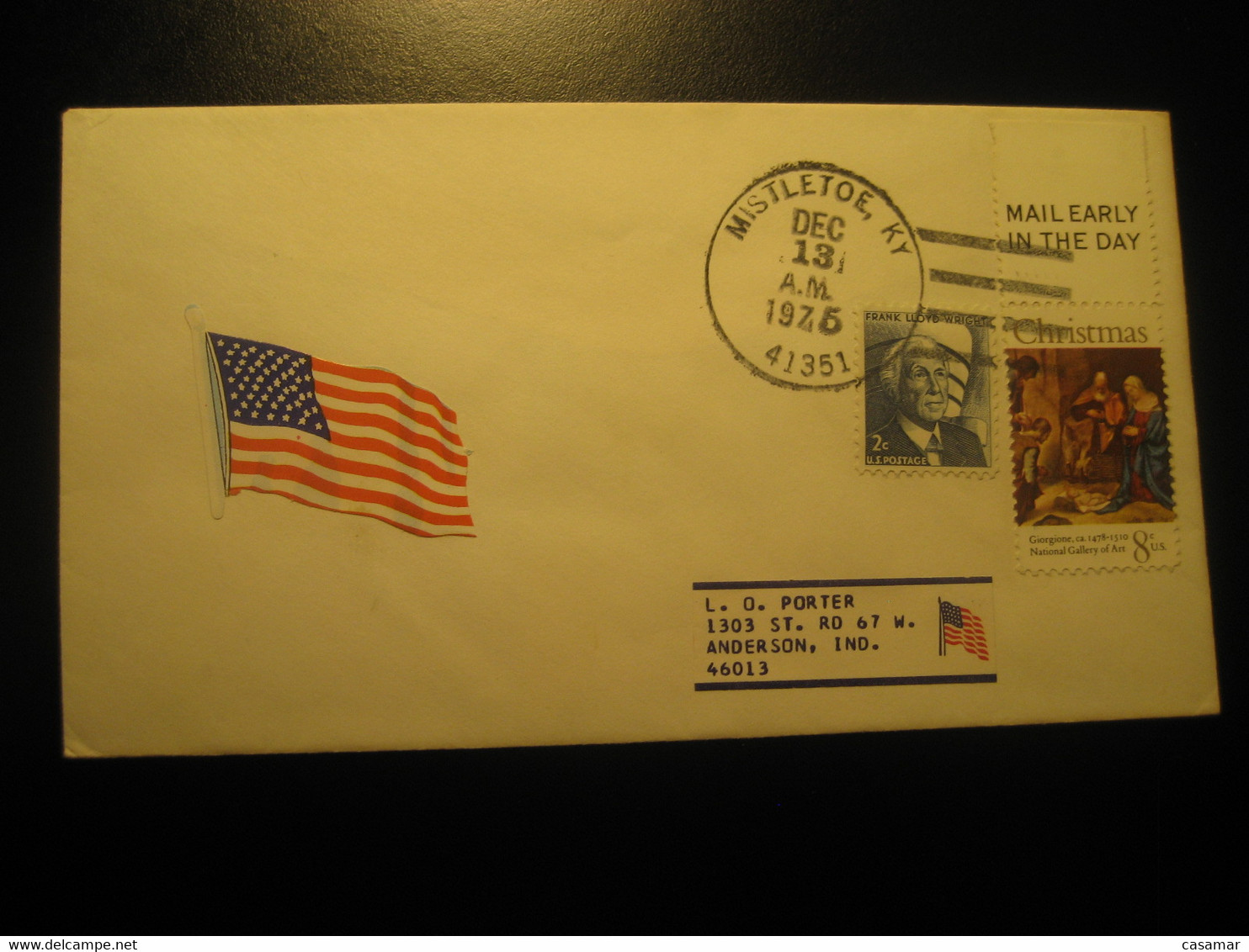 SAMOA GUAM Poster Stamp Vignette TB On MISTLETOE 1975 Cancel Cover USA + 9 Other Label Tuberculose - Guam