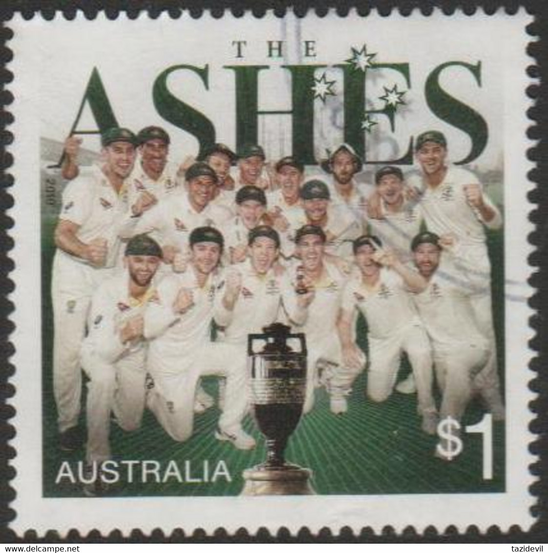 AUSTRALIA - USED 2019 $1.00 Ashes 2019 - Team - Used Stamps